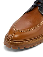 Apron Stitch Leather Derbys