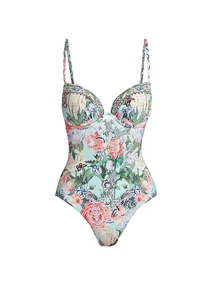 Floral One-Piece Swimsuit