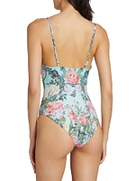 Floral One-Piece Swimsuit