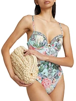 Floral One-Piece Swimsuit