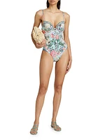 Floral One-Piece Swimsuit