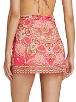 Seashell Twisted Miniskirt