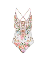 Floral One-Piece Swimsuit