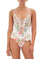 Floral One-Piece Swimsuit