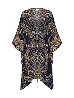 Printed Silk Caftan