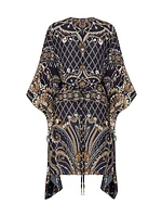 Printed Silk Caftan