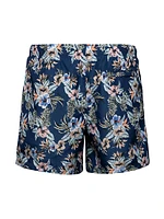 Floral Drawstring Swim Shorts