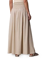 Alicia Poplin Maxi Skirt