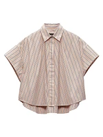 Martha Stripe Poplin Shirt