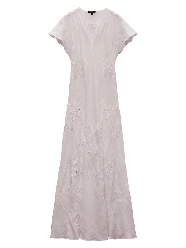 Delancy Eyelet Maxi Dress