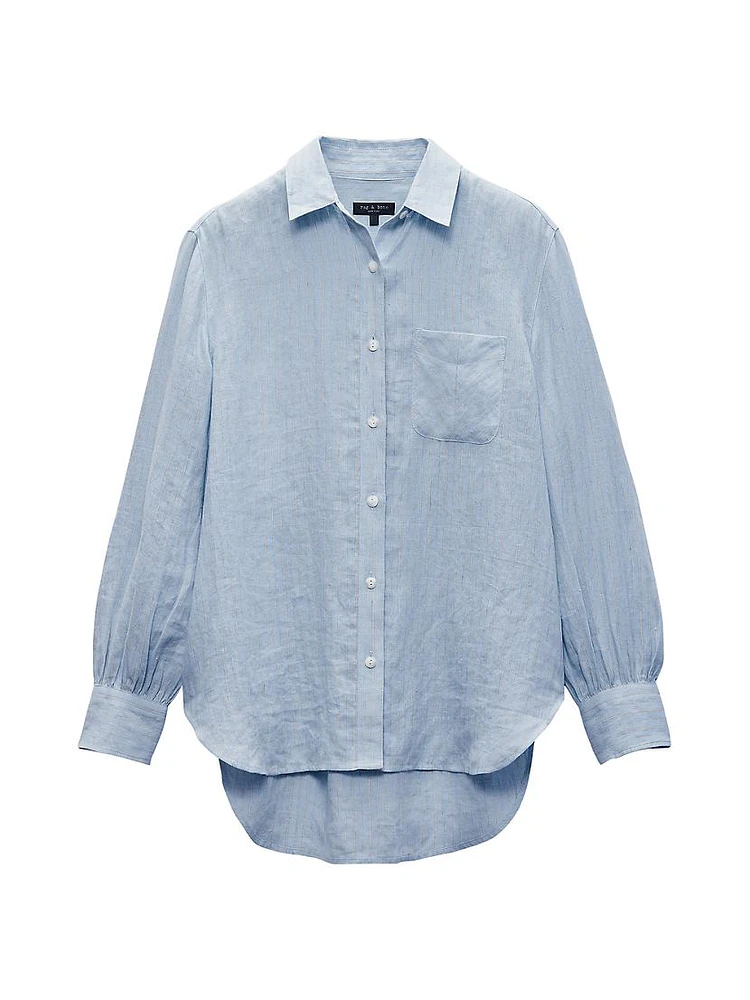 Maxine Stripe Linen Shirt