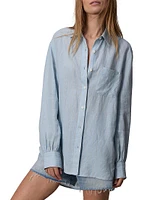 Maxine Stripe Linen Shirt