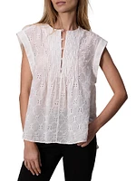 Gabby Embroidered Top