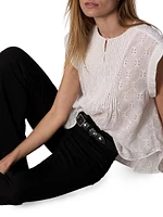 Gabby Embroidered Top