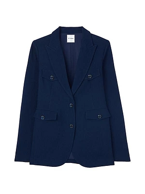Textured Crêpe Jacket