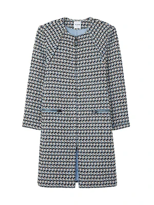 Multi-Yarn Tweed Jacket Dress