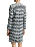 Multi-Yarn Tweed Jacket Dress