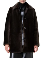 827 Shearling Short Coat