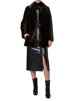 827 Shearling Short Coat