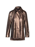 Sequin Shirt Jacket