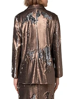 Sequin Shirt Jacket