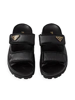 Nappa Leather Slides