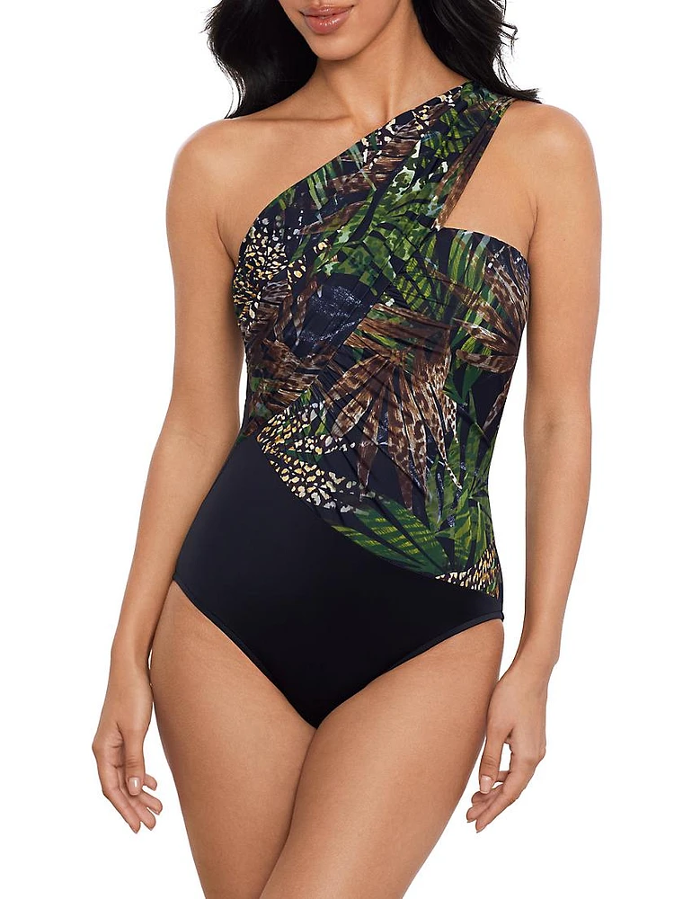 Nighthawk Goddess One-Piece Swimsuit