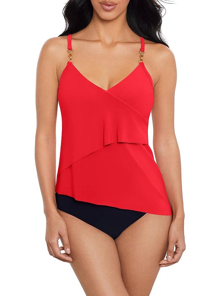 Eliza Chain-LinkTankini Top