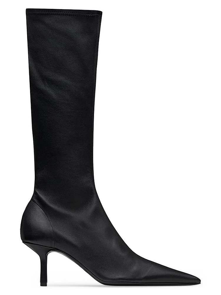 Nosa 65MM Stretch-Leather Boots