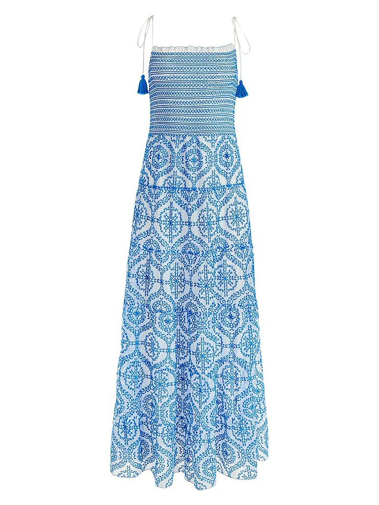 Marna Tie-Strap Maxi Dress