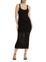 Bray Crochet Scoopneck Midi-Dress