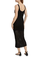 Bray Crochet Scoopneck Midi-Dress