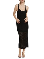 Bray Crochet Scoopneck Midi-Dress