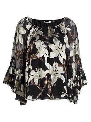 Ardelia Floral Off-the-Shoulder Blouse