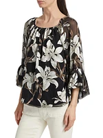 Ardelia Floral Off-the-Shoulder Blouse