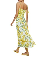 Marna Smocked Floral Maxi Dress