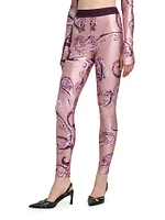 Printed High-Rise Leggings