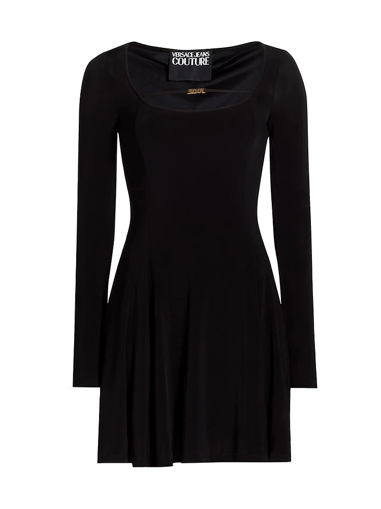 Vestiti Jersey Long-Sleeve Minidress