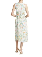 Dahlia Floral Midi-Dress