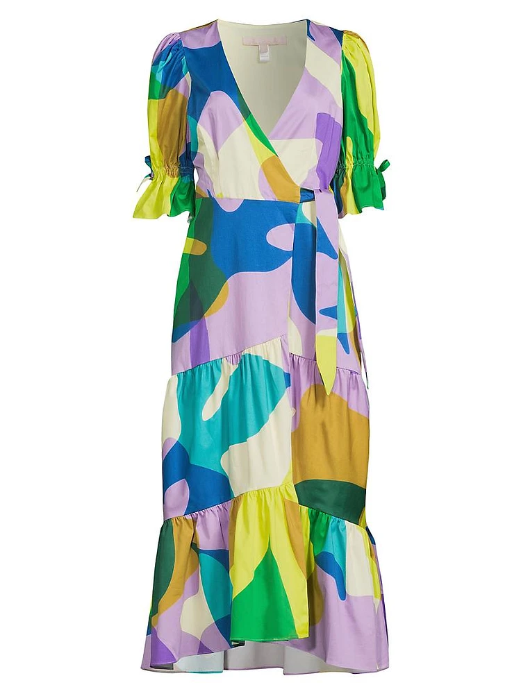 Marisol Printed Wrap Dress