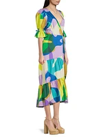 Marisol Printed Wrap Dress