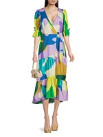 Marisol Printed Wrap Dress