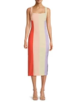 Hensley Striped Colorblock Dress