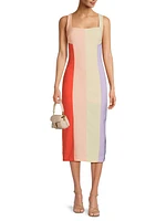 Hensley Striped Colorblock Dress