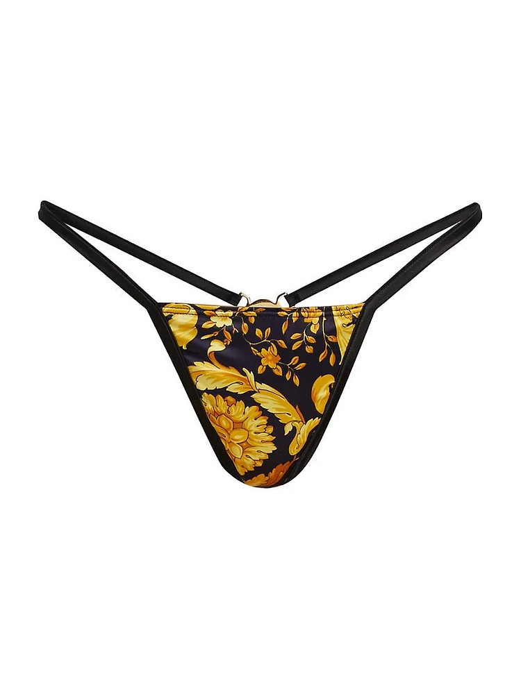 92' Barocco Print Thong