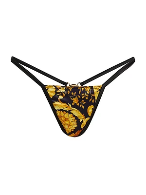 92' Barocco Print Thong