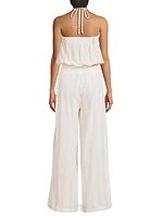 Briar Smocked Gauze Jumpsuit