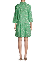 Deauville Printed Mini Shirtdress