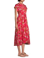 Mumi Cotton Midi-Dress