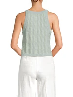 Juda Rope Cable Knit Crop Top